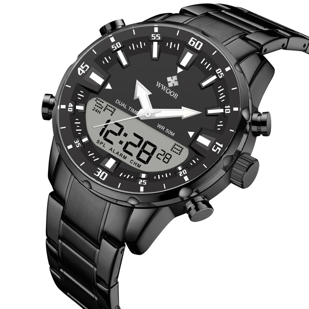 Steel Band Cool And Stylish Luminous Mens Watch