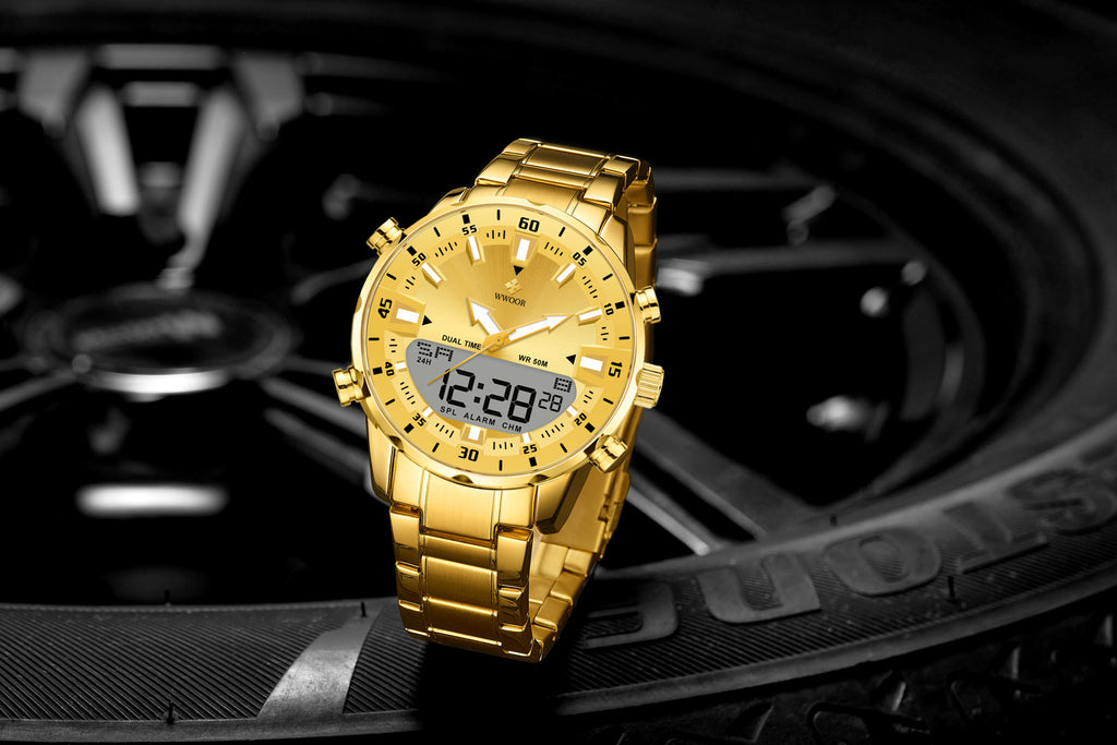 Steel Band Cool And Stylish Luminous Mens Watch